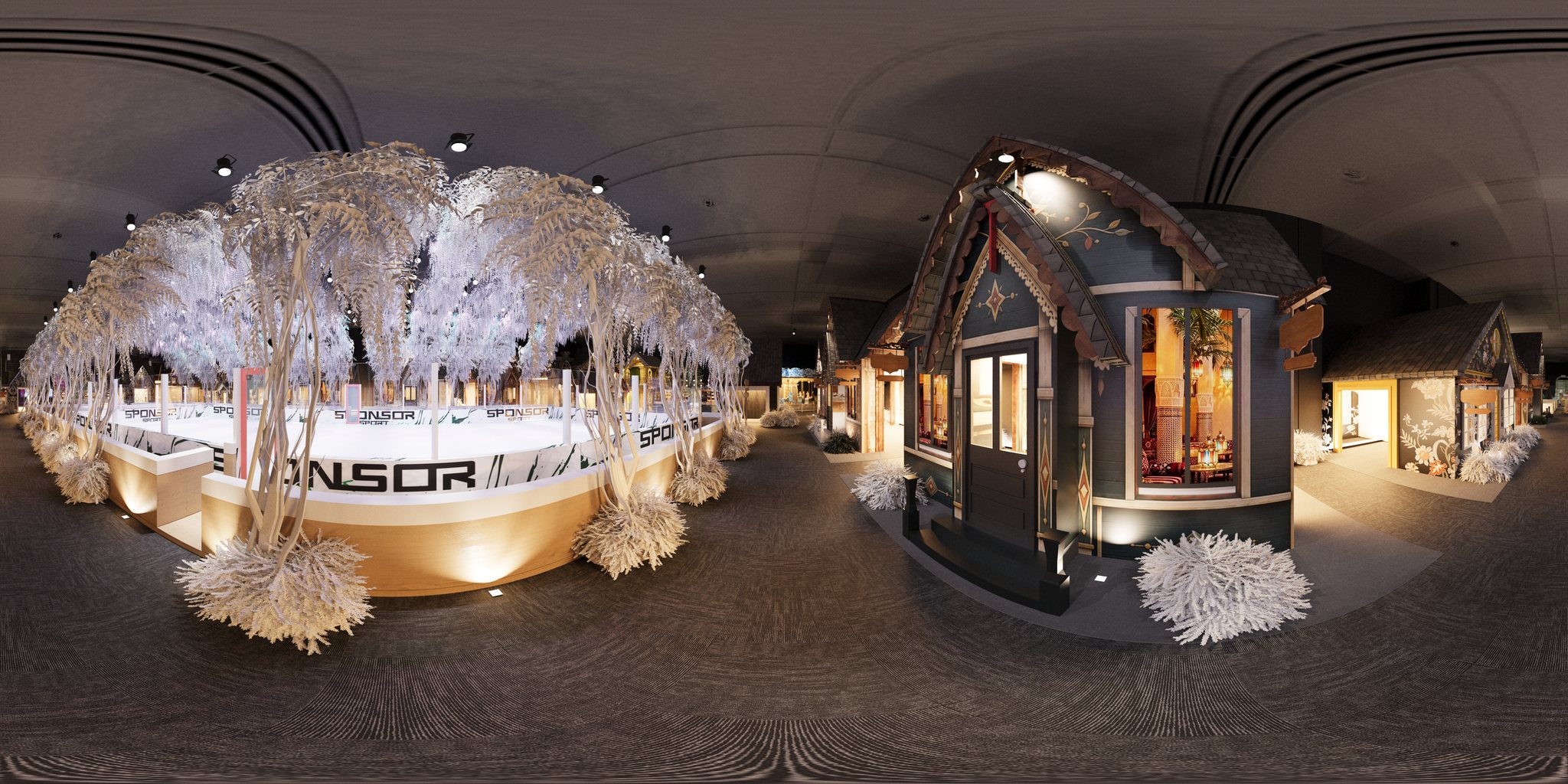 Lezzet Köyü için hazırlanan 360° mimari panorama